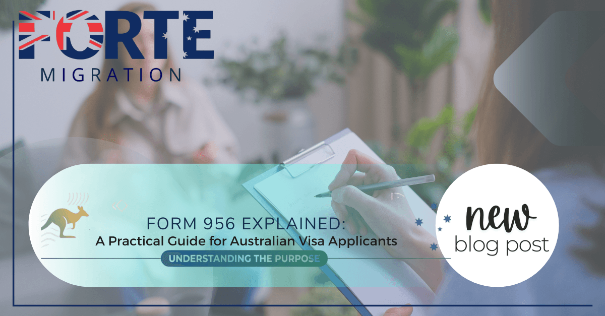Form 956 Explained: A Practical Guide for Australian Visa Applicants