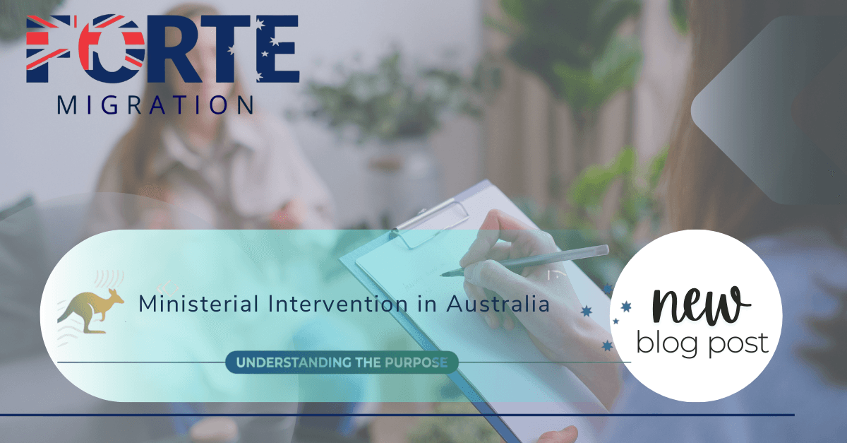 Ministerial Intervention in Australia